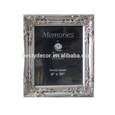 antique silver compact wood photo frame 10