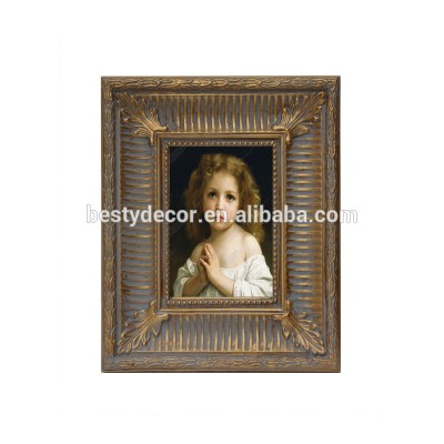 antique gold picture photo frame wood