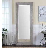 European Antique Rectangular Hanging Wall Mirror Frame